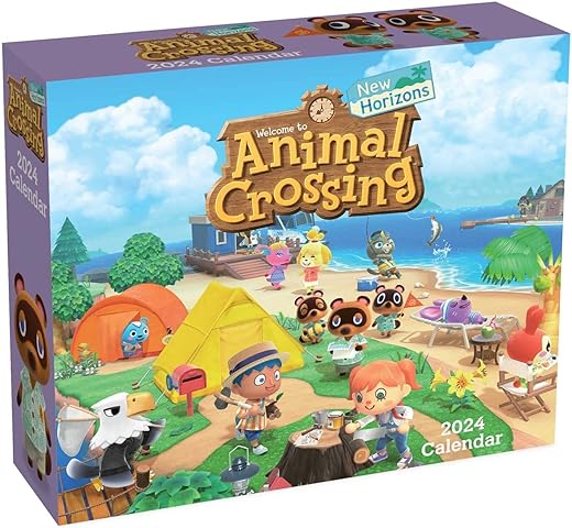 Animal Crossing New Horizons 2024 Calendar - Paperback Books