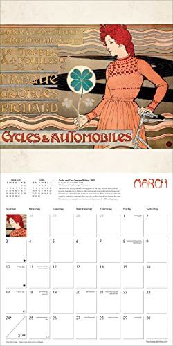 Art Nouveau Posters Wall Calendar 2024 Art Calendar Paperback Books   Art Nouveau Posters Wall Calendar 2024 Art Calendar 2 