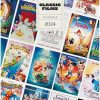 Grupo Erik Disney Classic Film A3 Wall Calendar 2024 | 11.7 x 16.5 inches - 29.7 x 42 cm | 12 Month Planner | A3 Calendar 2024 | Family Planner Calendar 2024 | Disney Calendar...