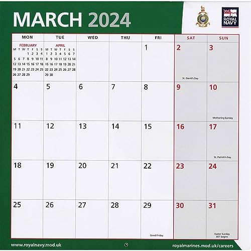 Royal Marines Calendar 2024 Paperback Books
